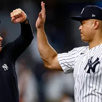 NY Yankees manager Aaron Boone addresses media on Giancarlo Stanton’s playing status