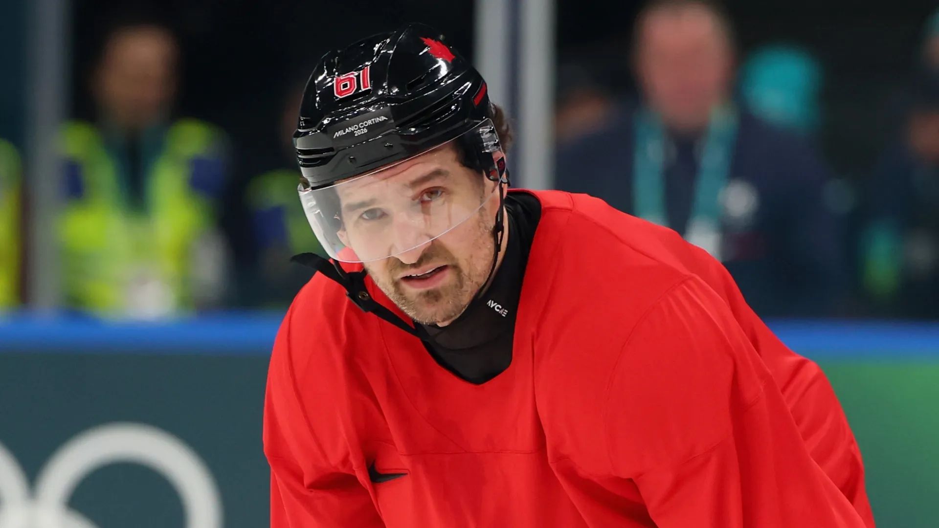 Mark Stone #61 of Team Canada