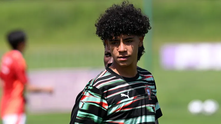 Cristiano Ronaldo Jr of Portugal.
