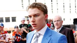 Connor Bedard at Bridgestone Arena in Nashville, Tennessee.