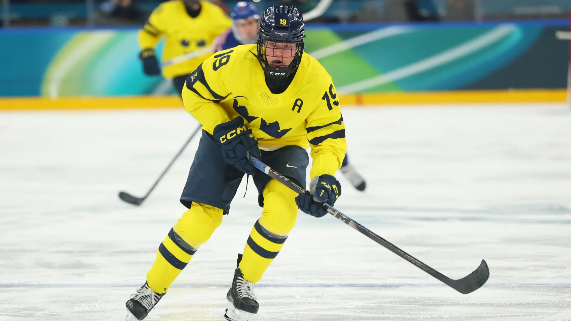 Sara Hjalmarsson of Team Sweden during the 2026 Winter Olympic games (Source: Gregory Shamus/Getty Images)