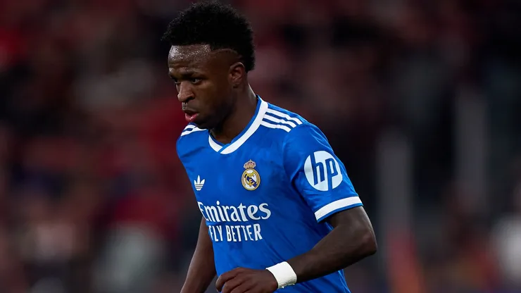 Vinicius Junior of Real Madrid in action.