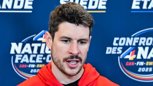 Sidney Crosby of Team Canada has an injury at 2026 Winter Olympics