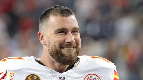 Travis Kelce tight end of the Kansas City Chiefs