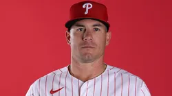 J.T. Realmuto #10 of the Philadelphia Phillies poses for a portrait.