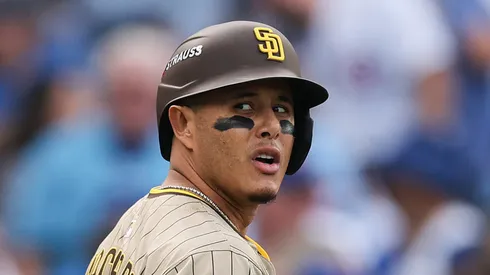 Manny Machado of the San Diego Padres on October 01, 2025 in Chicago.