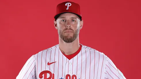 Zack Wheeler #45 of the Philadelphia Phillies poses for a portrait.