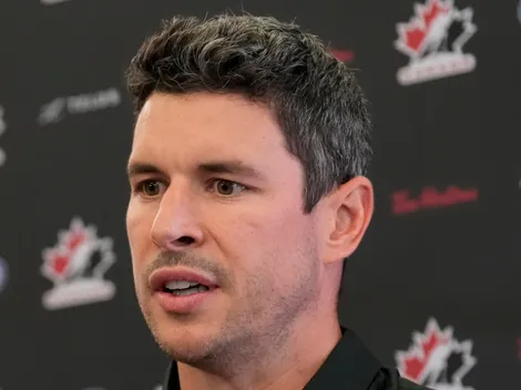 Why is Sidney Crosby not playing today for Canada vs Finland in 2026 Winter Olympics hockey semifinal?