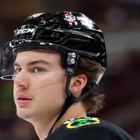 Why is Connor Bedard not playing today for Team Canada vs Finland in 2026 Winter Olympics semifinal?