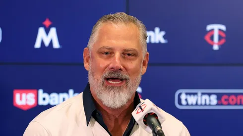 Manager Derek Shelton of the Minnesota Twins.