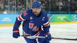 Auston Matthews #34 of Team United States.