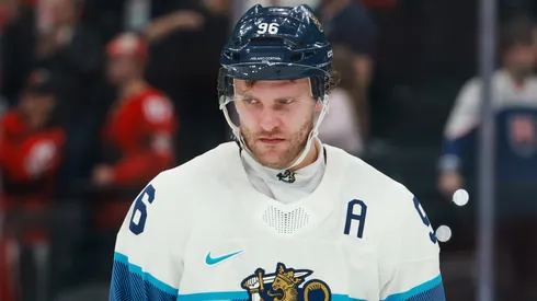 Mikko Rantanen #96 of Team Finland.