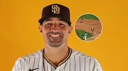 Nick Castellanos official photo with the Padres.
