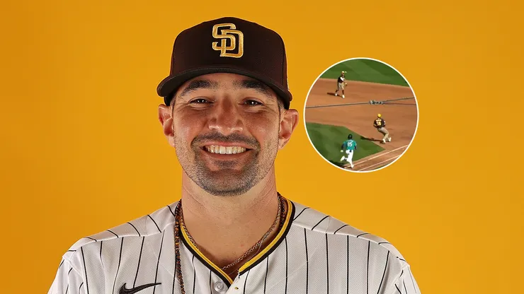 Nick Castellanos official photo with the Padres.
