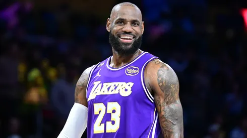 LeBron James of the Los Angeles Lakers.