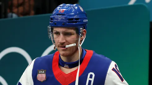 Matthew Tkachuk of Team USA at the 2026 Winter Olympics