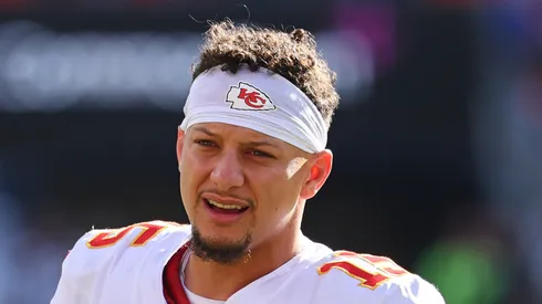 Patrick Mahomes quarterback of the Kansas City Chiefs
