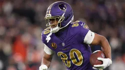 Isaiah Likely #80 of the Baltimore Ravens