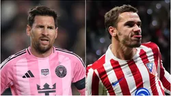 Lionel Messi of Inter Miami and Antoine Griezmann of Atletico Madrid.