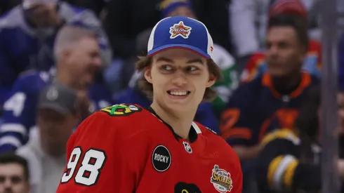 Connor Bedard at the 2024 NHL All-Star Skills Competition