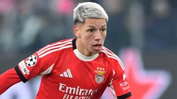 Gianluca Prestianni of Benfica in action during the UEFA Champions League 2025/26 League.