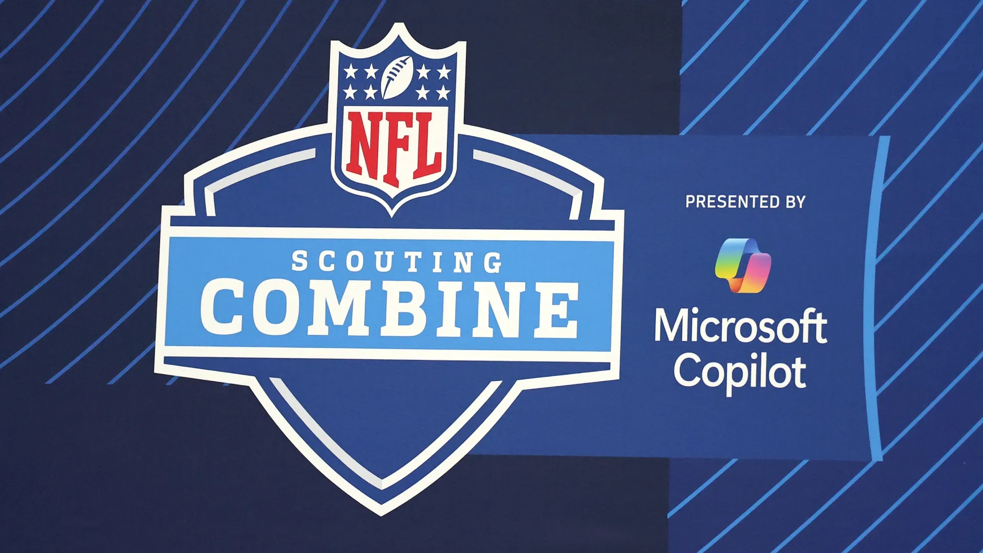 A detail view of the logo is seen during the NFL Scouting Combine in 2025 (Source: Stacy Revere/Getty Images)