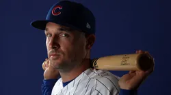 Alex Bregman #3 of the Chicago Cubs poses for a portrait during photo day in 2026.