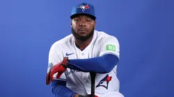 Vladimir Guerrero Jr. #27 of the Toronto Blue Jays poses for a portrait.