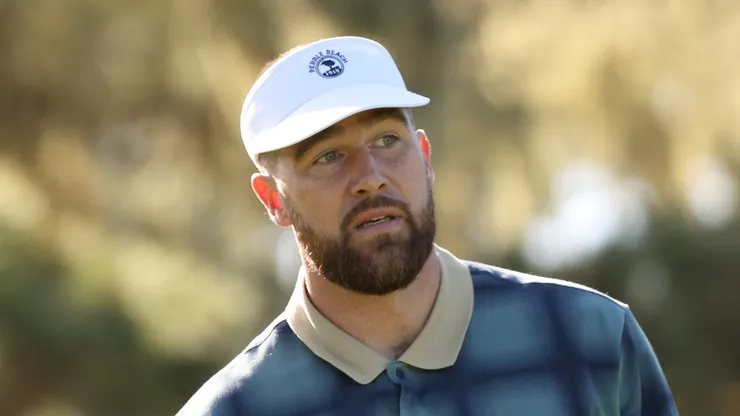 Travis Kelce at Spyglass Hill Golf Course