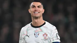 Cristiano Ronaldo of Portugal reacts during the FIFA World Cup 2026 qualifier match.