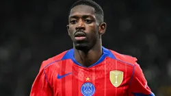 Ousmane Dembele of PSG in action during the UEFA Champions League.