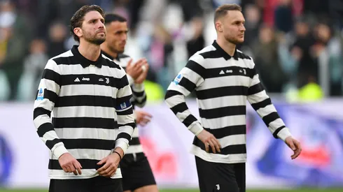 Manuel Locatelli of Juventus FC looks dejected at the end of the Serie A match.