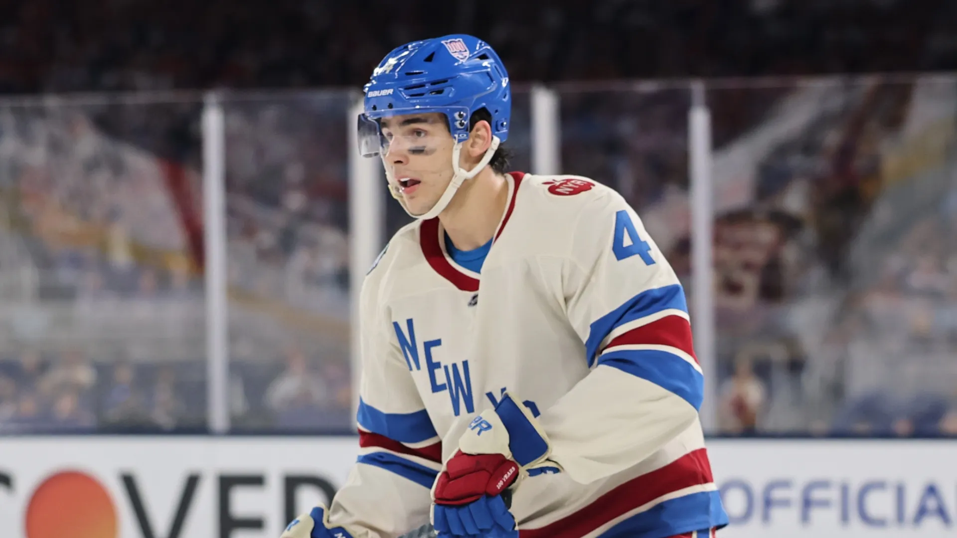 Braden Schneider of the NY Rangers