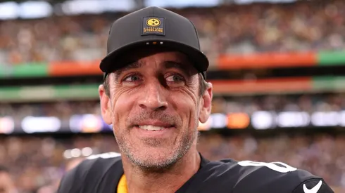 Aaron Rodgers quarterback of the Pittsburgh Steelers