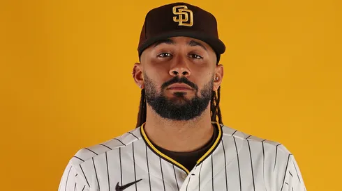 Fernando Tatis Jr. #23 of the San Diego Padres poses for a portrait.