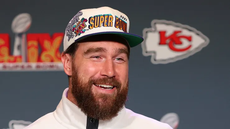 Travis Kelce tight end of the Kansas City Chiefs