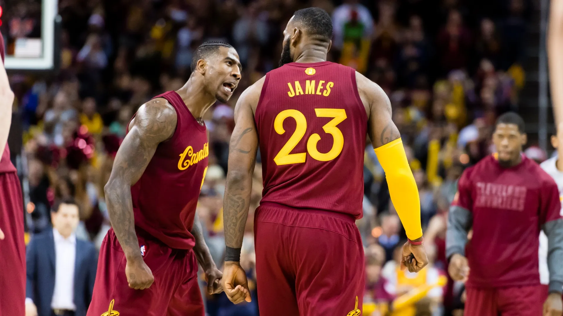 Iman Shumpert and LeBron James