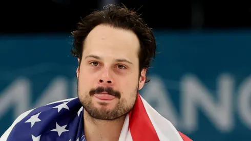 Auston Matthews with Team USA at 2026 Winter Olympics