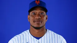 Jorge Polanco #11 of the Mets poses for a photo.