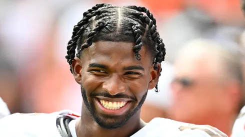 Shedeur Sanders quarterback of the Cleveland Browns