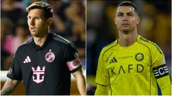 Lionel Messi of Inter Miami and Cristiano Ronaldo of Al Nassr.