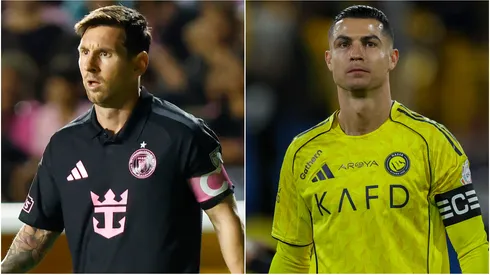 Lionel Messi of Inter Miami and Cristiano Ronaldo of Al Nassr.