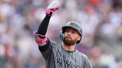 Brandon Nimmo during his time with the New York Mets.