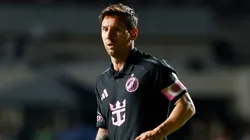 Lionel Messi of Inter Miami looks on.