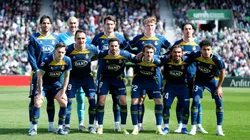 RCD Espanyol players pose for a team photo.