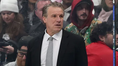 Head coach Jim Hiller of the Los Angeles Kings