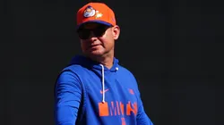 Carlos Mendoza #64 of the New York Mets.