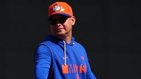 Carlos Mendoza #64 of the New York Mets.