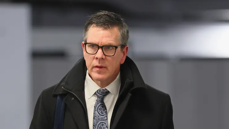 Mike Sullivan head coach of the New York Rangers