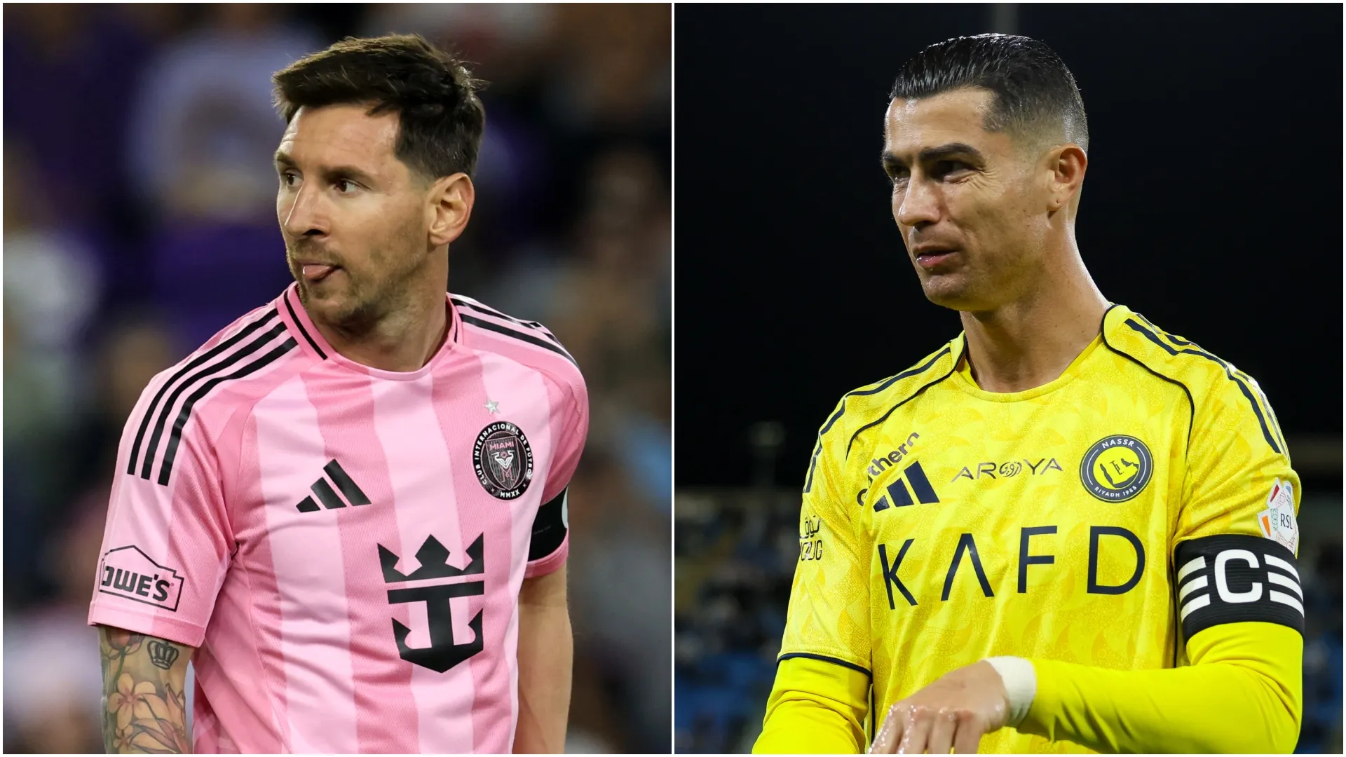 Lionel Messi and Cristiano Ronaldo